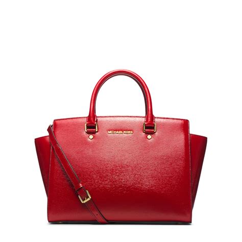 michael kors selma large rot|Michael Kors selma bag.